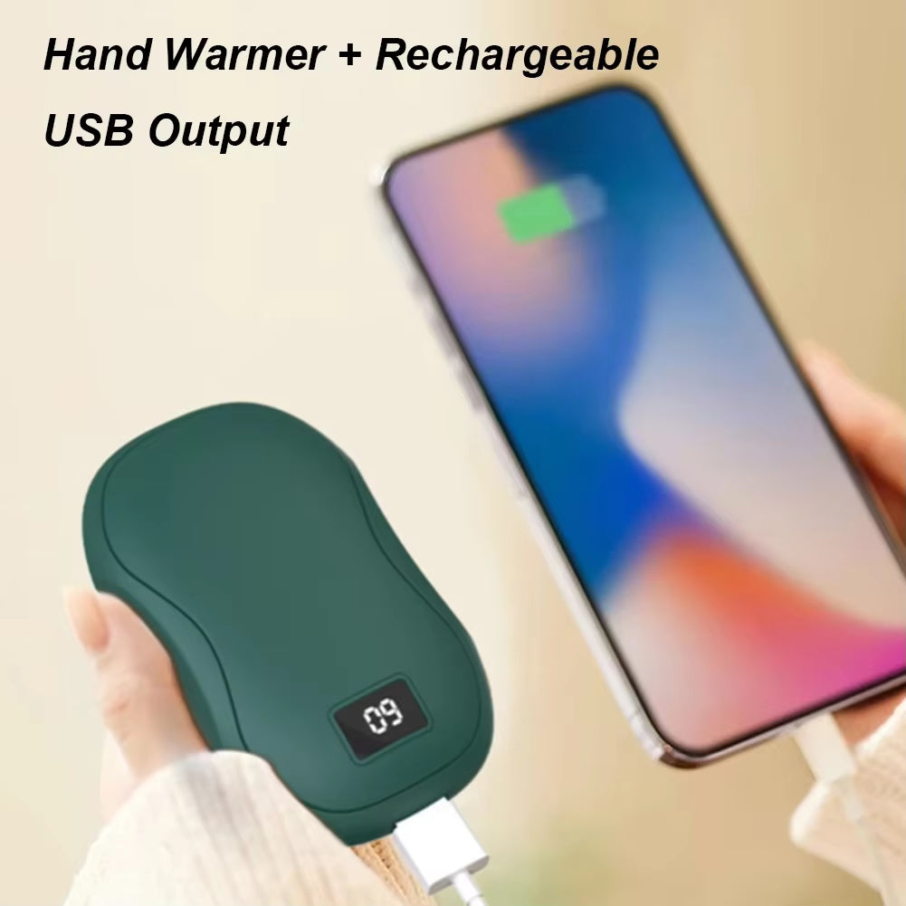Xiaomi 50000Mah Portable Hand Warmer with Capacity Digital Display Fast Heating Safe Double Sided Warmth Winter Hand Warmer