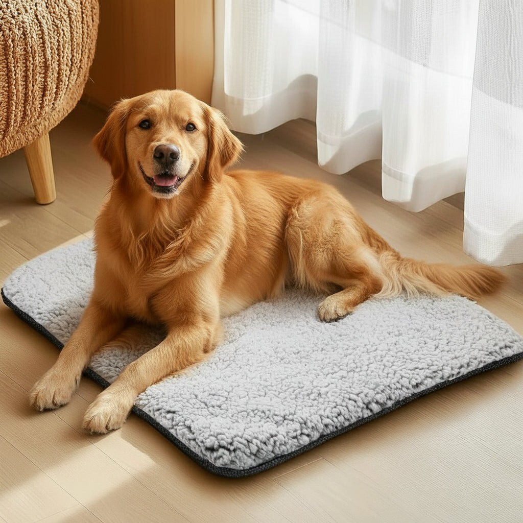 Self-Heating Pet Blanket Pad – Reversible Thermal Mat for Dogs & Cats | Washable, Electricity-Free Comfort