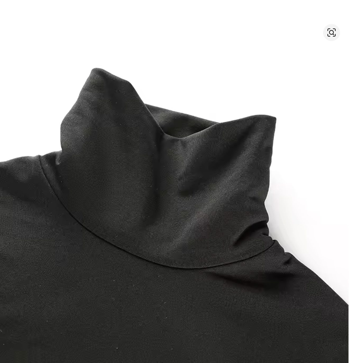 Women’s Black Long-Sleeve Turtleneck Bodysuit – Slim Fit Stretchy Autumn/Winter Base Layer