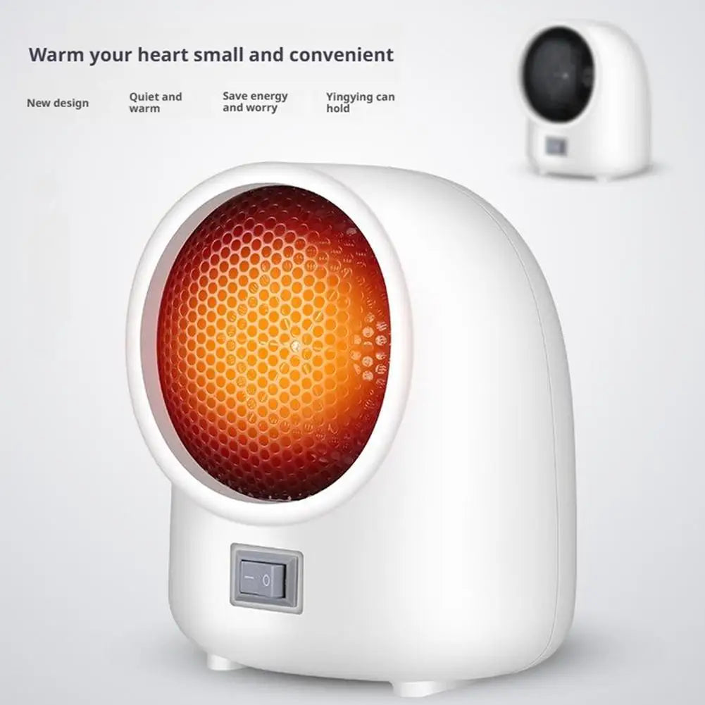 Fan Heater Mini Electric Heater Desktop Quick Heating Home Portable Electric Heater for Home Office Warmer Hand Warmer 110V(US)