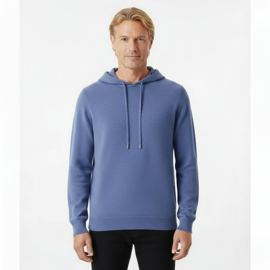 Men'S Female Cashmere One-Piece Ready-To-Wear Hoodie 100% Merino Wool Knitted Sweatshirt Autumn Winter Casual Large Top Long