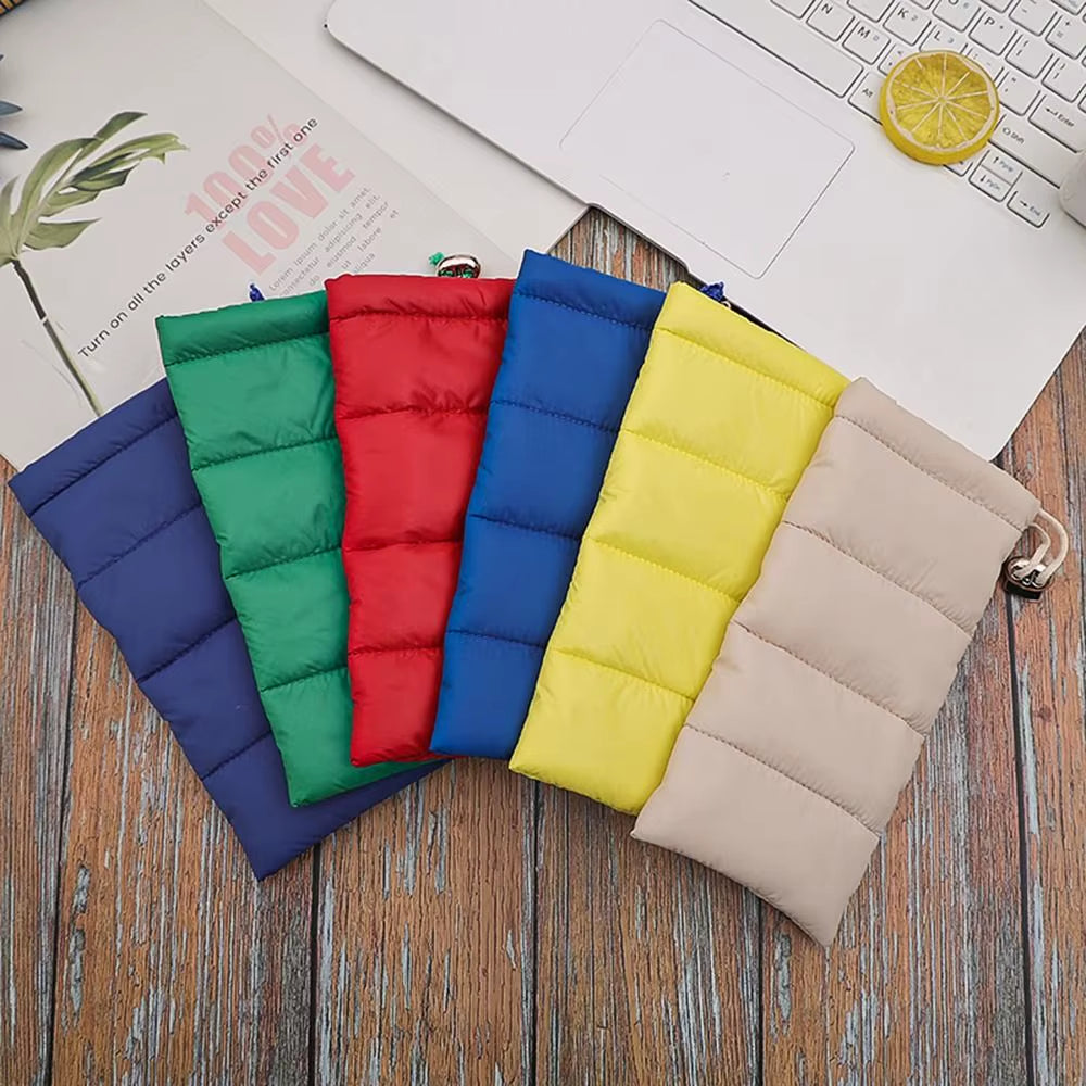 Portable Drawstring Glasses Storage Bag down Cotton Glasses Box Holder Sunglasses Bag Reading Eyewear Case Protector Organizer