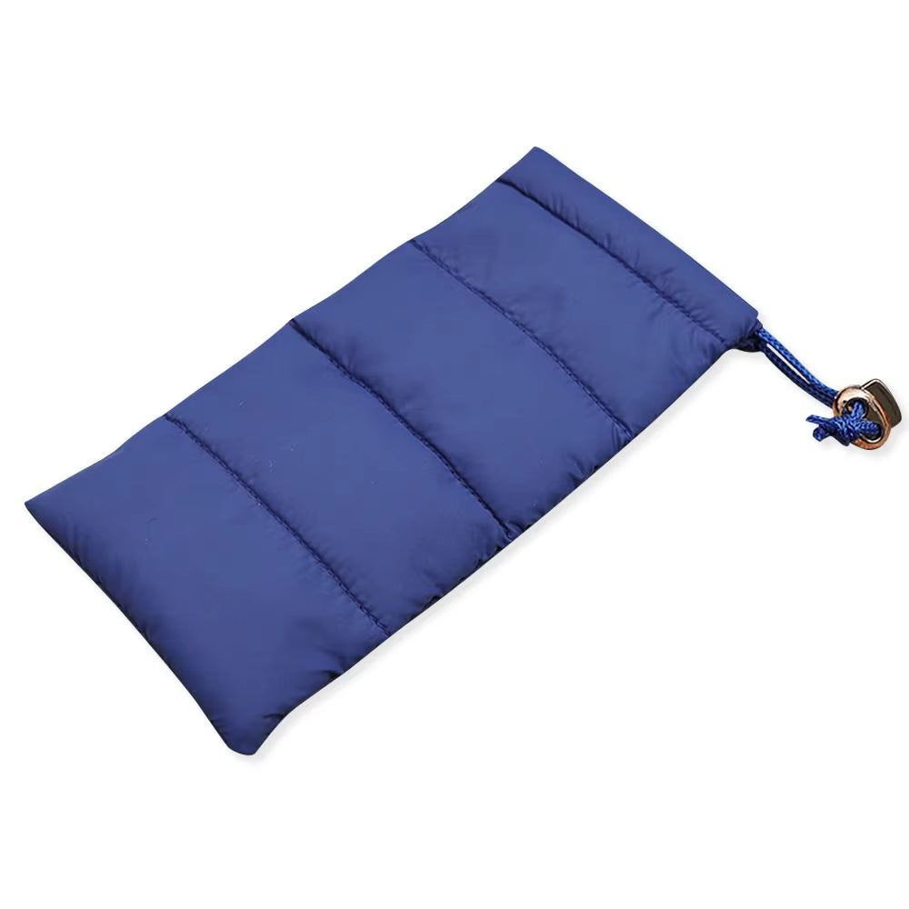 Portable Drawstring Glasses Storage Bag down Cotton Glasses Box Holder Sunglasses Bag Reading Eyewear Case Protector Organizer