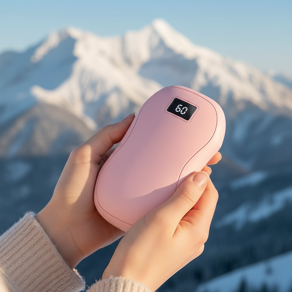 Portable Hand Warmer and Power Bank — Double-Sided Heat | Fast Heating