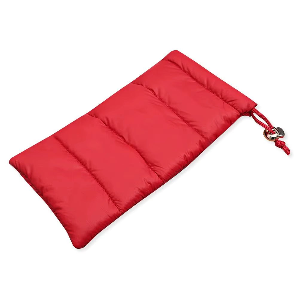 Portable Drawstring Glasses Storage Bag down Cotton Glasses Box Holder Sunglasses Bag Reading Eyewear Case Protector Organizer